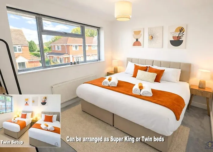 3-bed House - Sleeps 5 - Free Driveway Parking - Friendly - Close To Centre *